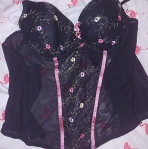 Floral bustier